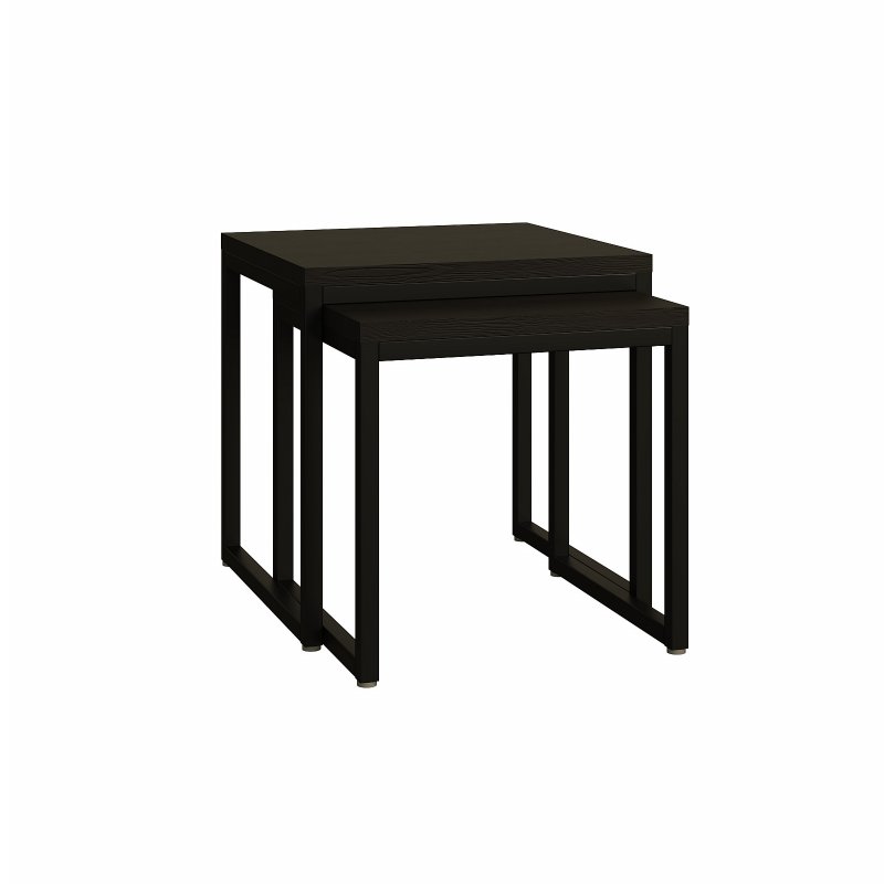 Bell and Stocchero - Mono Nest of 2 Tables in Black